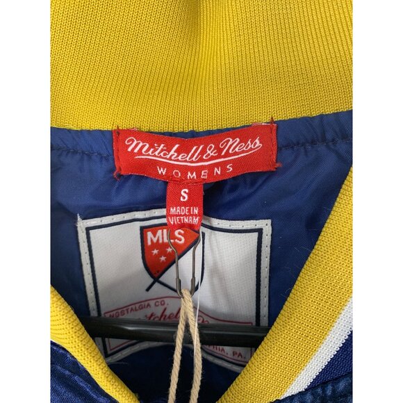 Rare Mitchel & Ness MLS Soccer Womens Satin Jacket Real Salt Lake Team S NWT - Picture 6 of 9